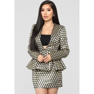 *Final Price* NWT Fashion Nova Jacquard Set